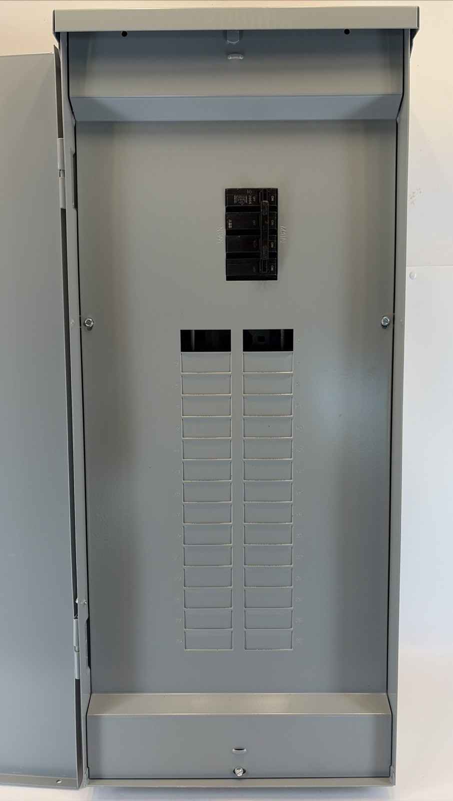 ABB 200 Amp Main Breaker Panel 30/60 Outdoor Load Center W/ PONeutral PAM3020RPA