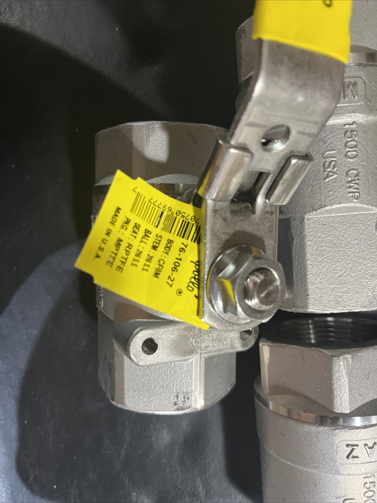 Apollo 76-106-27 1-1/4” Stainless Steel Ball Valves (3 Valves)