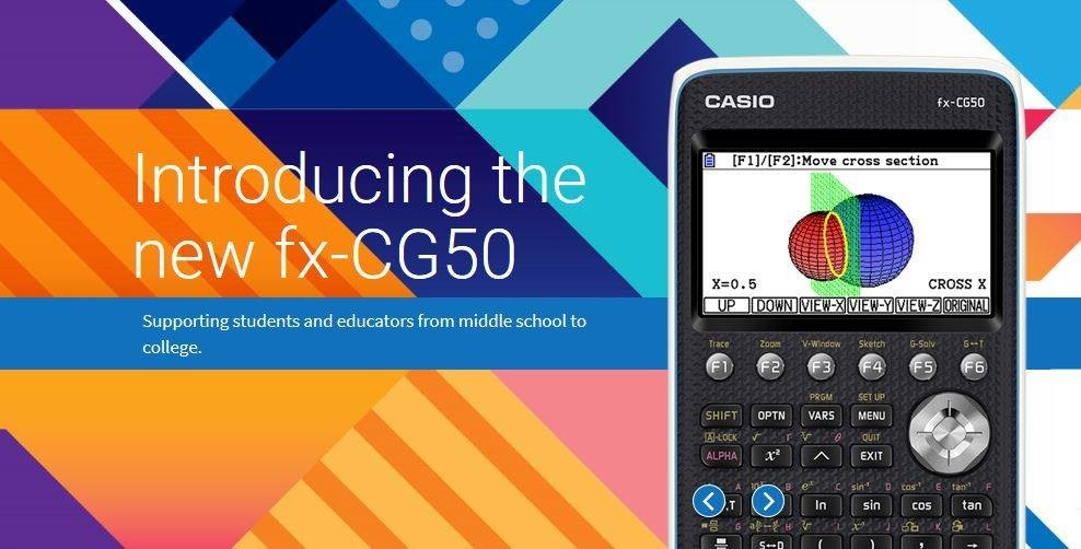 CASIO FX-CG50 Graphing Calculator Color Display USB Brand New Sealed from Japan