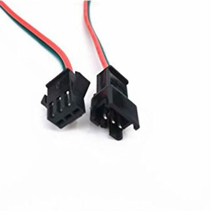 2pin 3pin 4pin 5pin Male Female Extension 22AWG LED Strip JST SM Plug Connector