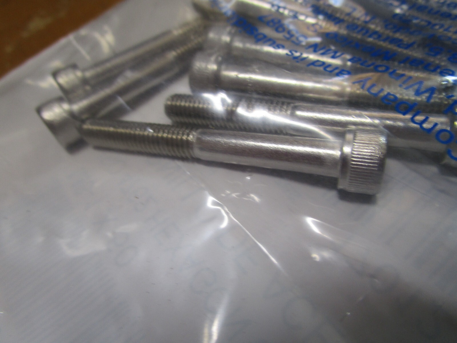 M6-1.0 x 50mm ISO 4762/DIN 912 Hex A2-70 Stainless Steel Socket Cap Screw QTY 10