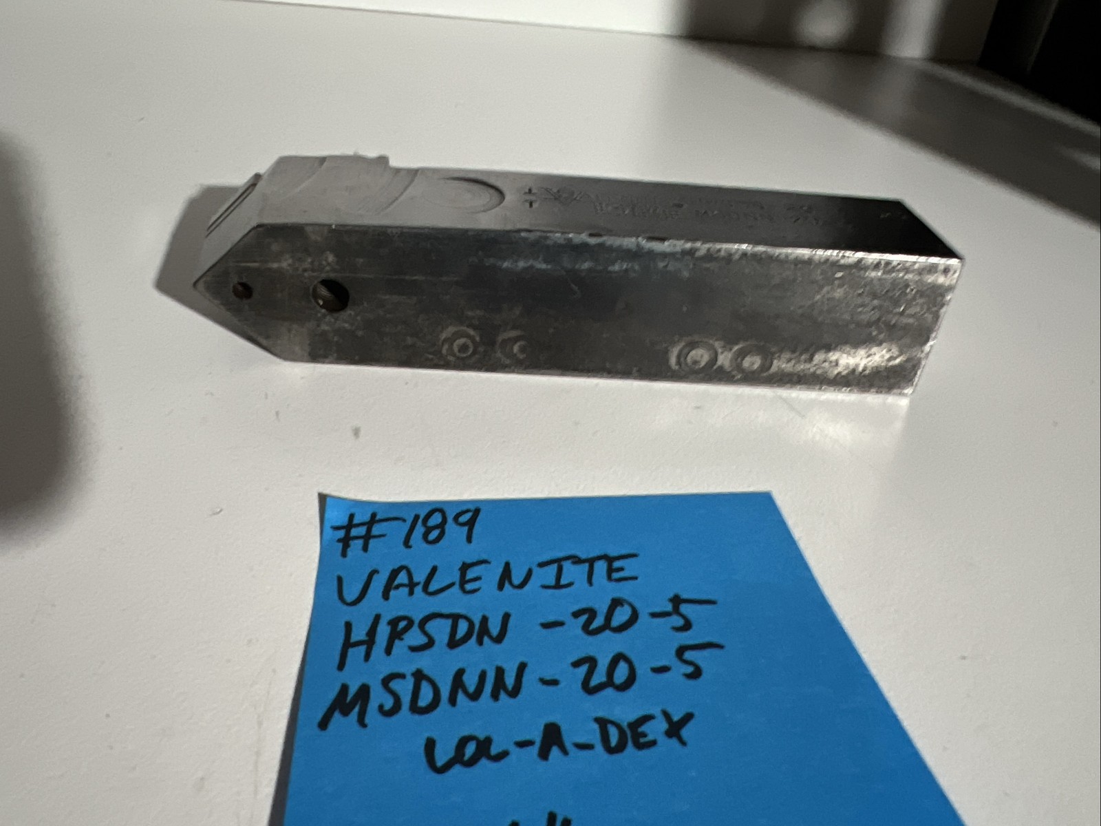 valenite HPSDN-20-5 Indexible Carbide Lathe Toolholder MSDNN 6”OAL 1.25Shank Cnc