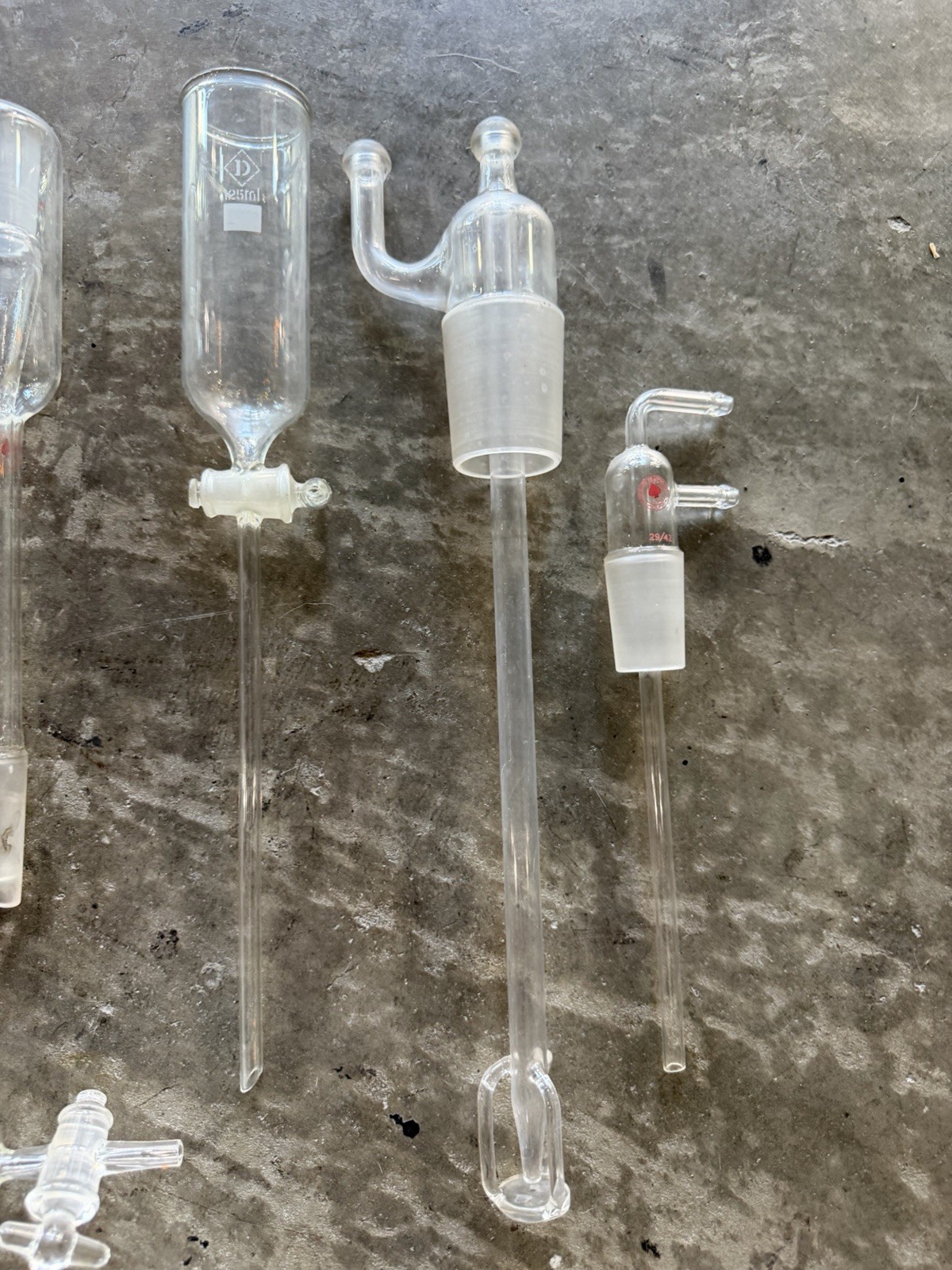 Vintage Chemistry Glassware Lot 11pc – Supelco Gas Tubes Ace Glass Kimax 24/40