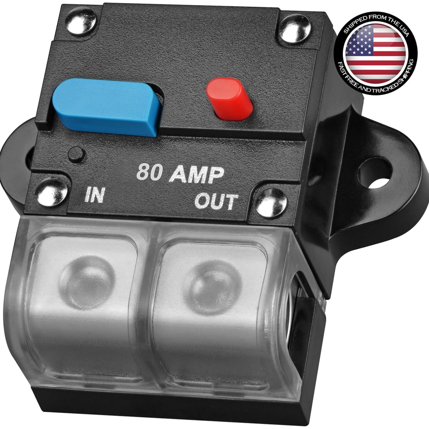 Waterproof Car Circuit Breaker Fuse Reset 30-300 Amp 12V-32V DC Car Boat Auto