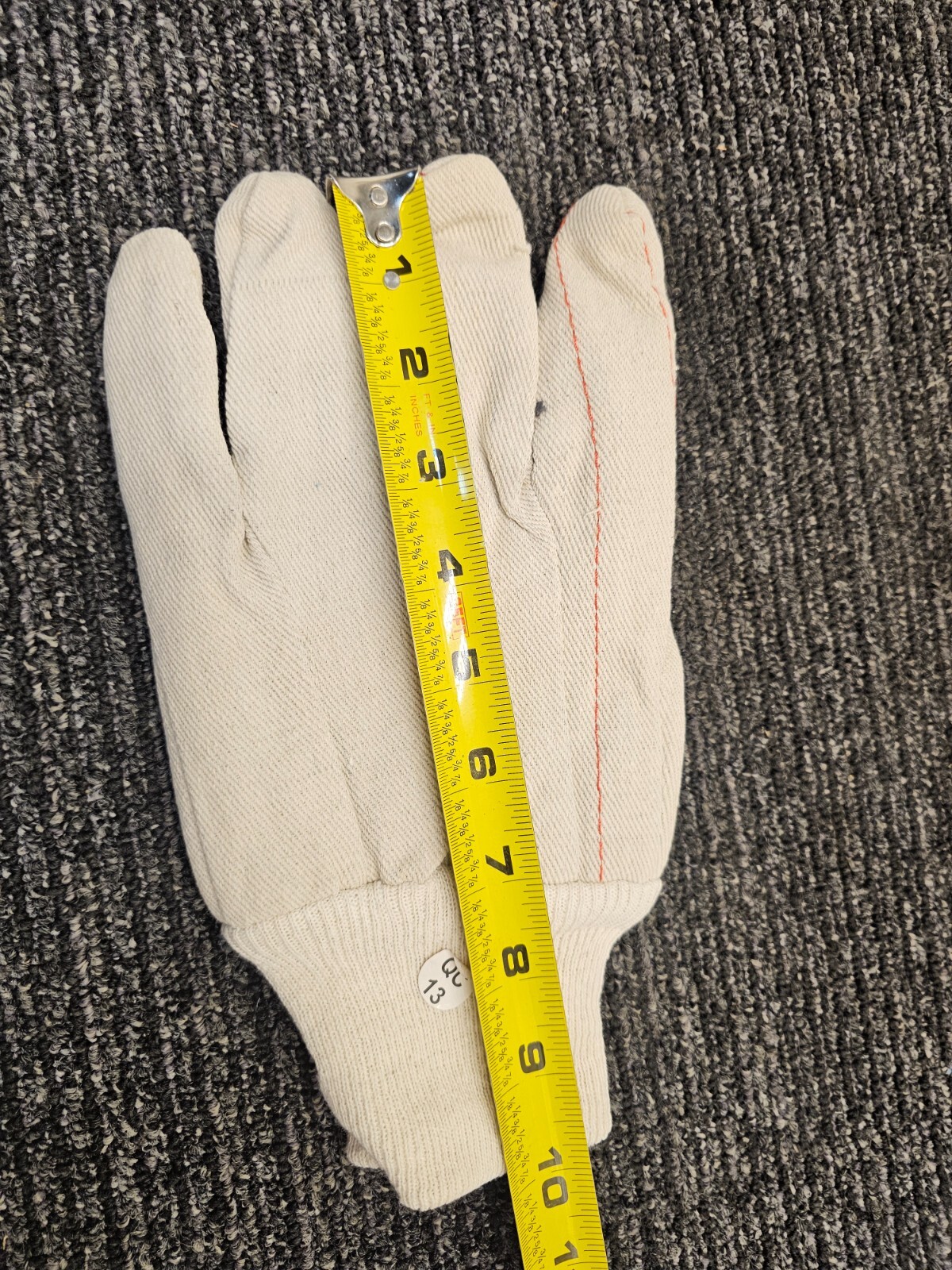 (12 Pair) Universal Cotton/Polyester General Purpose Gloves Straight Thumb