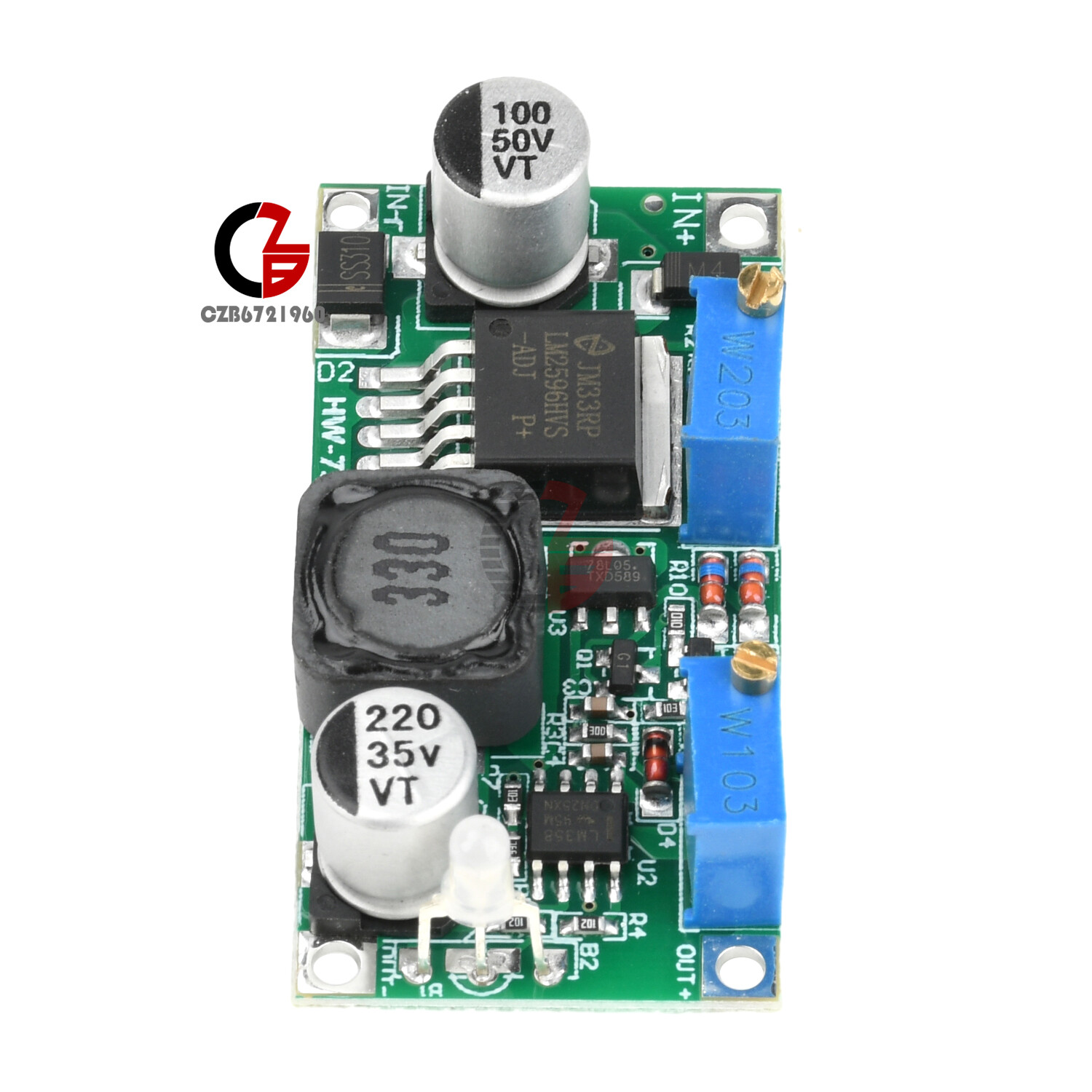 DC/DC LM2596 HV S 3A 60V Buck Constant Current/Voltage CC CV Step-Down Module