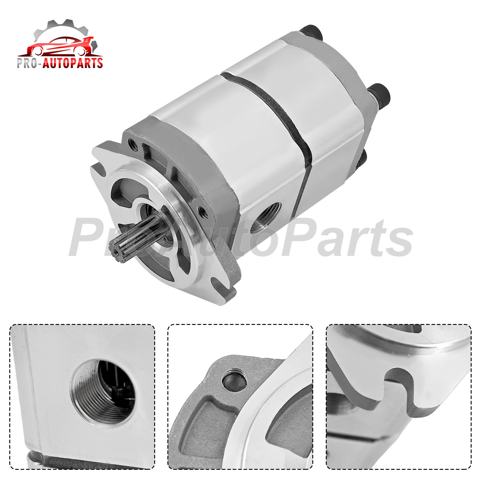 High Pressure Double Oil Pump PGP51083G3LP Hydraulic Gear Pump US Stock