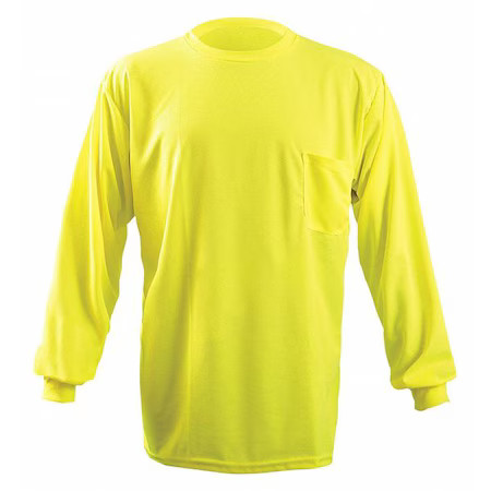 Occunomix Lux-Xlspb-Y5x Unisex Long Sleeve T-Shirt, Polyester, Pullover,