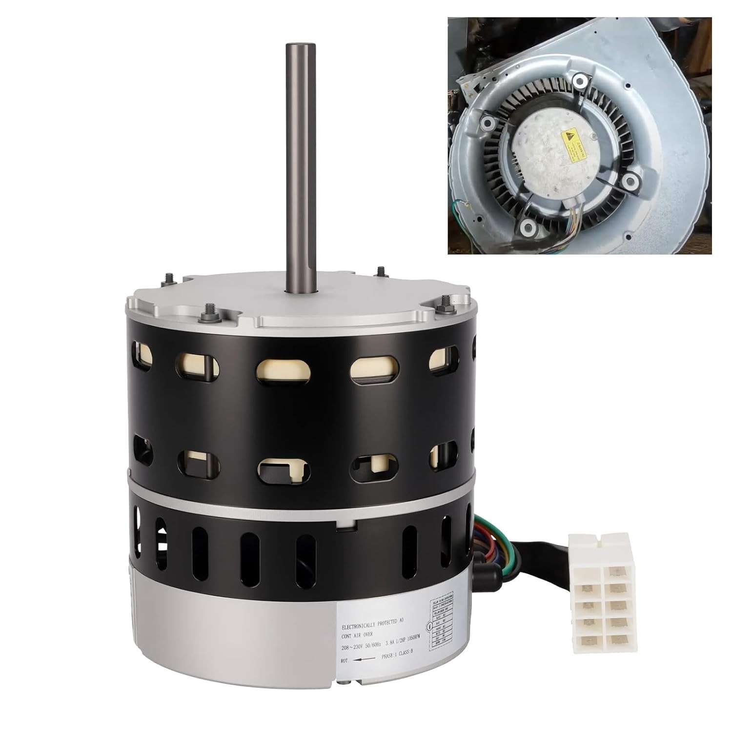 1/2 HP ECM X-13 Furnace Blower Motor 6205E 208/230V 3.8A 1050RPM Open Box