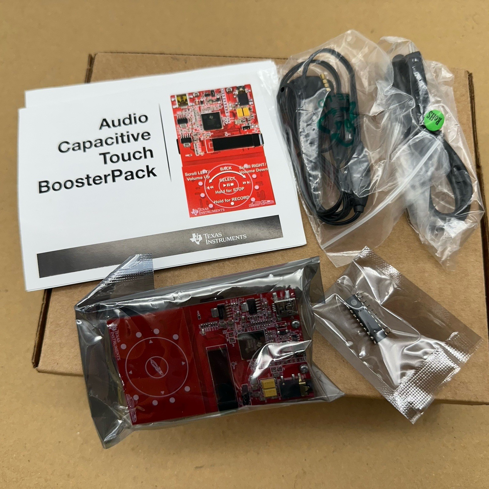 Ti C5000 Ultra Low Power DSP Audio Capacitive Touch Boosterpack Development Kit
