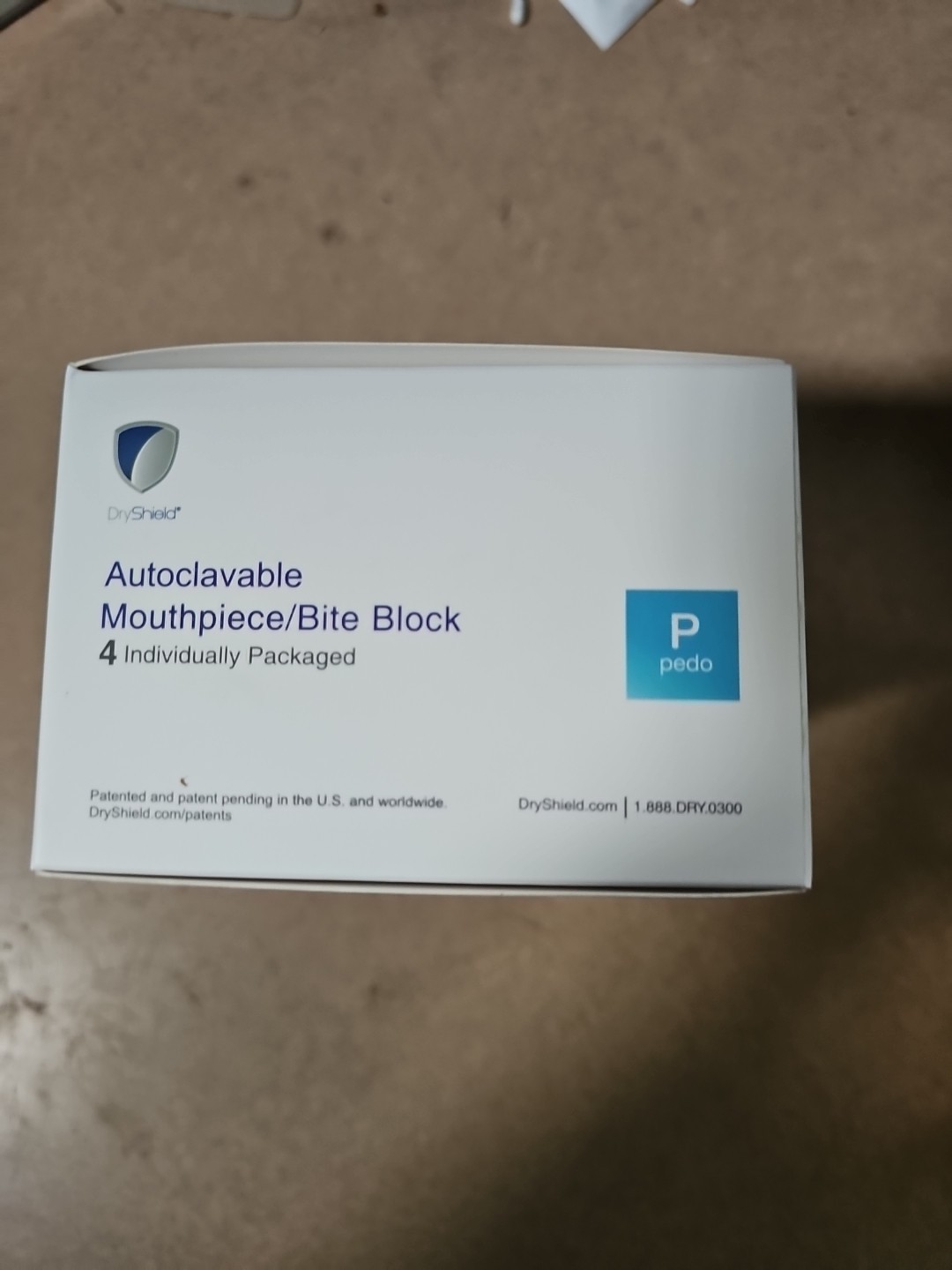DryShield Autoclavable Mouthpiece/Bite Block – PEDO, (4 pack)