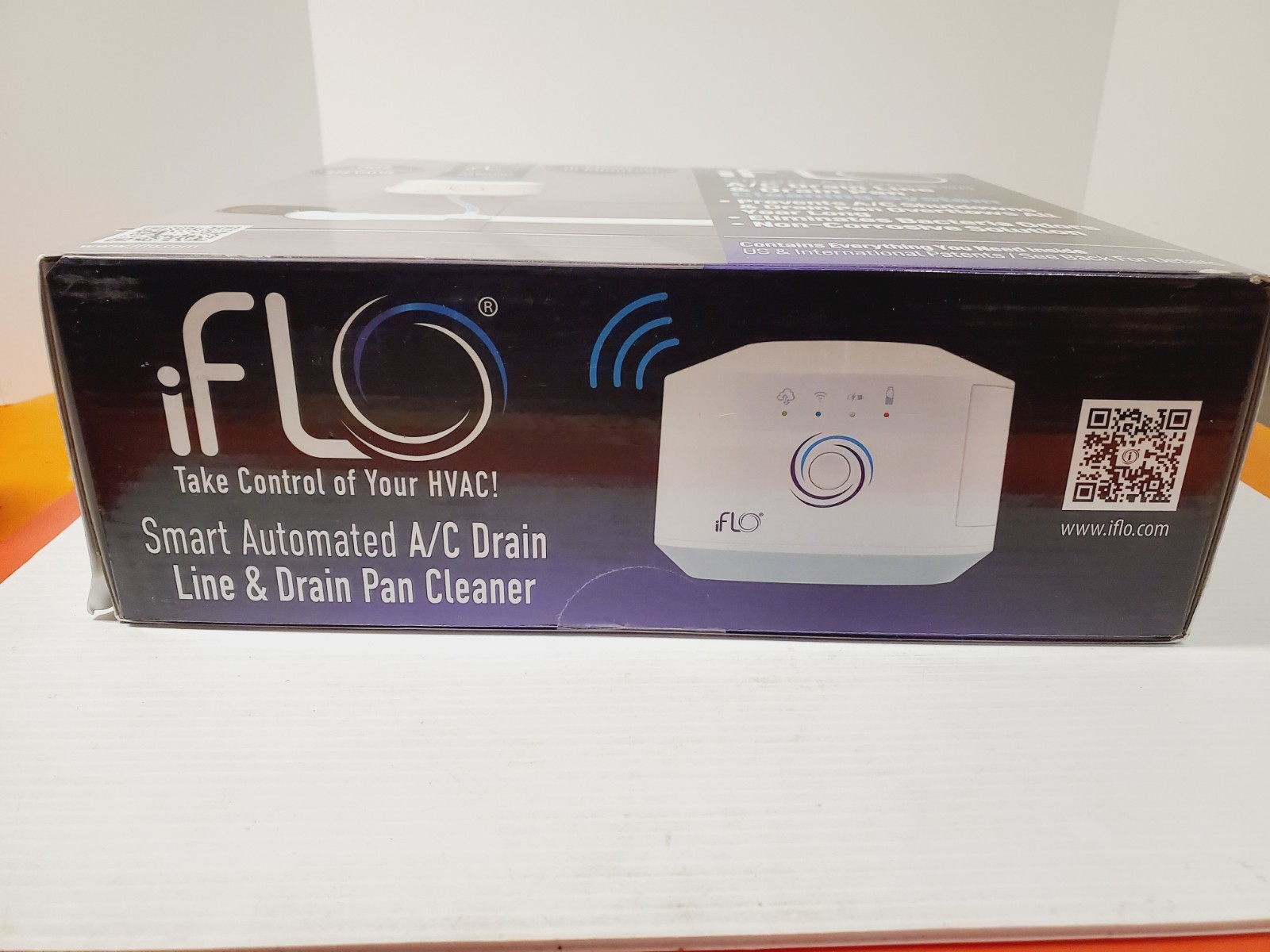 iFLO Smart Automated A/C HVAC Drain Line Cleaner System w/ 3 Month Cartridge New