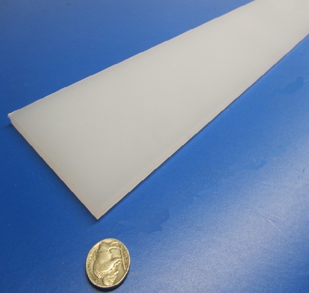 Polypropylene Bar 1/4″ (.250″) Thick x 4.00″ Wide x 48″ Long, 4 pcs, 16 feet