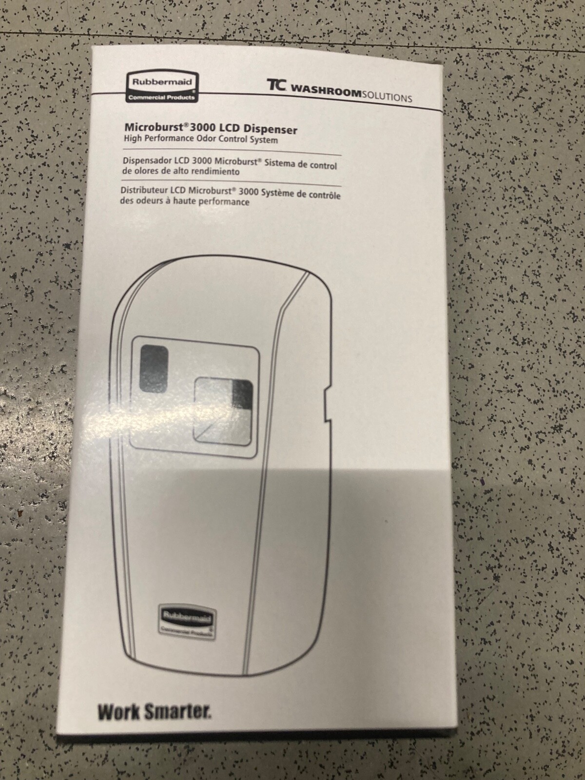 Rubbermaid Microburst 3000 air freshener dispenser