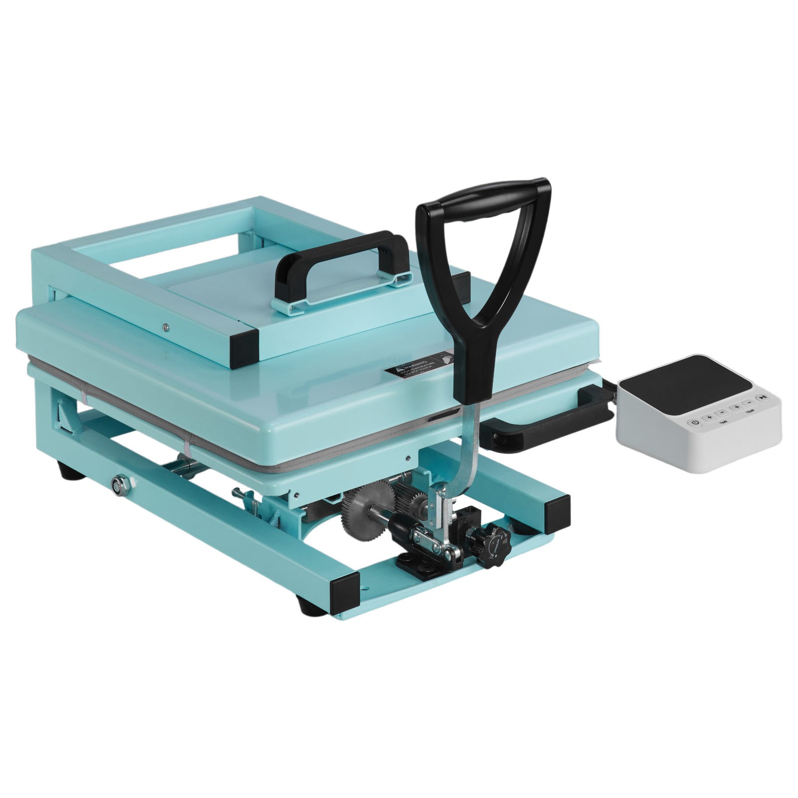 Uimoso 15 x 15 Inch Hybrid Heat Press Machine for Heat Transfer, Light Green