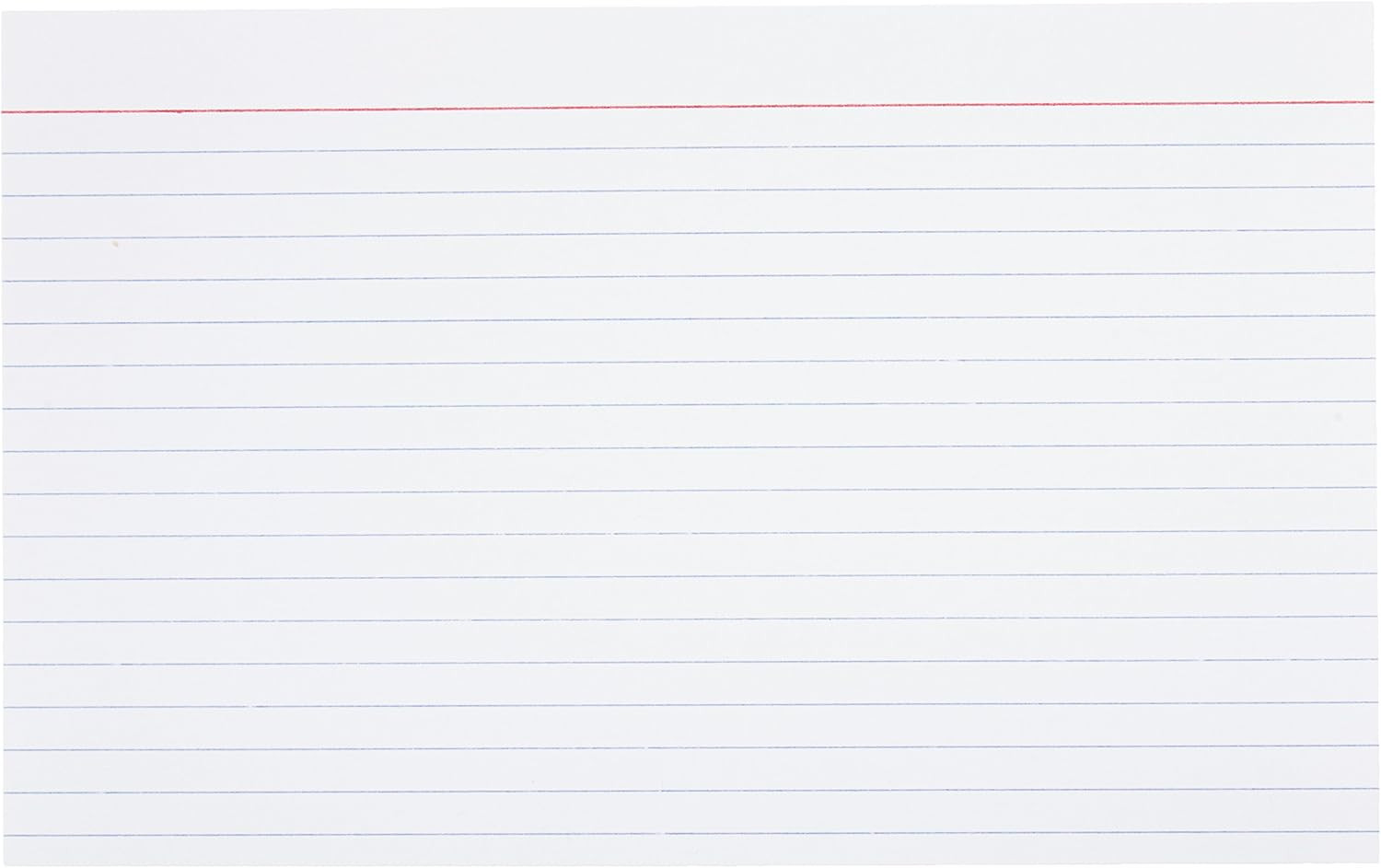 Ruled Lined Index Cards for Studying and Note Taking, White, 5″ X 8″, 500 Count