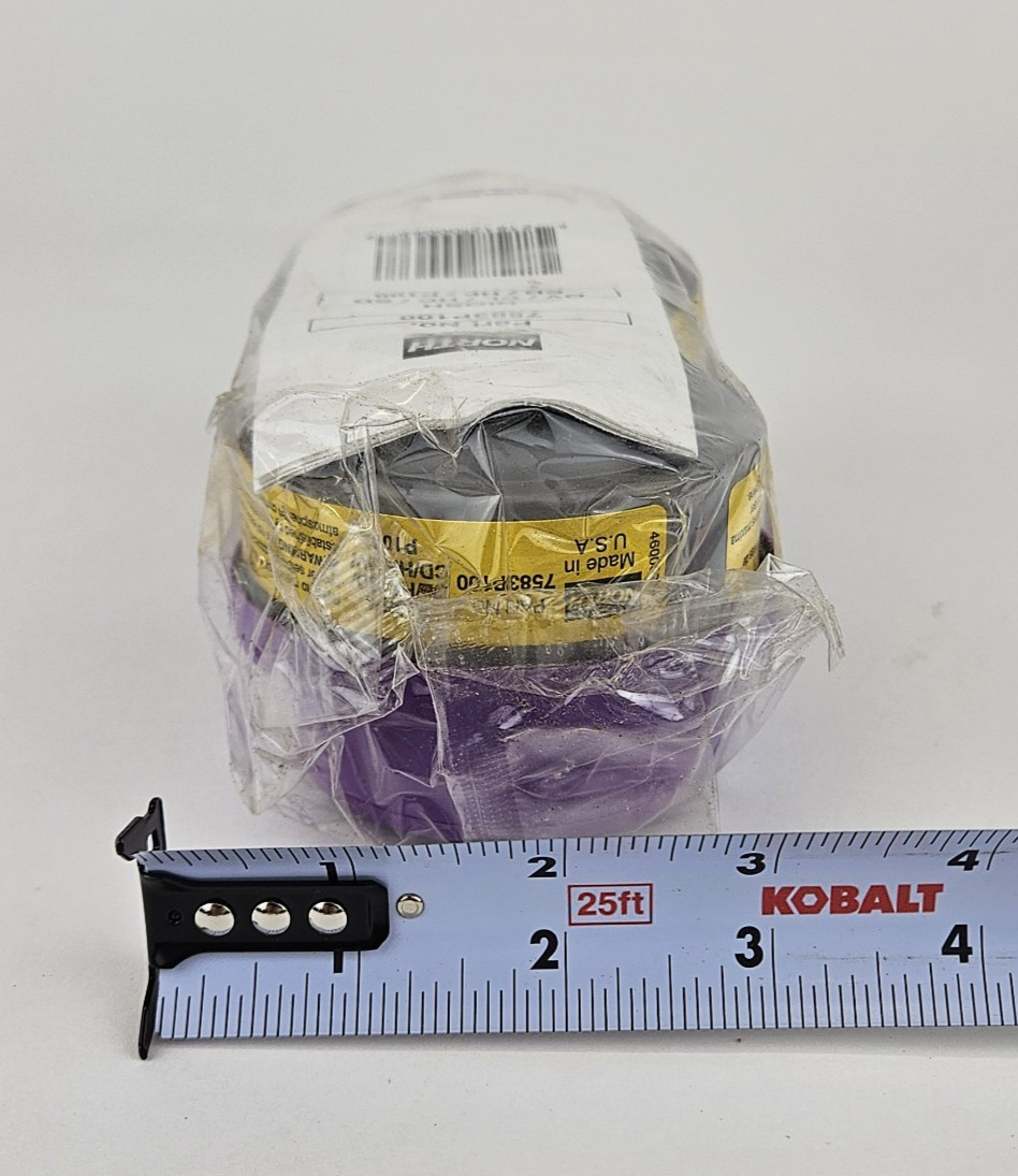 North 7580P100 | P100 Particulate Filter, Respirator Cartridges, 2 Packs SEALED