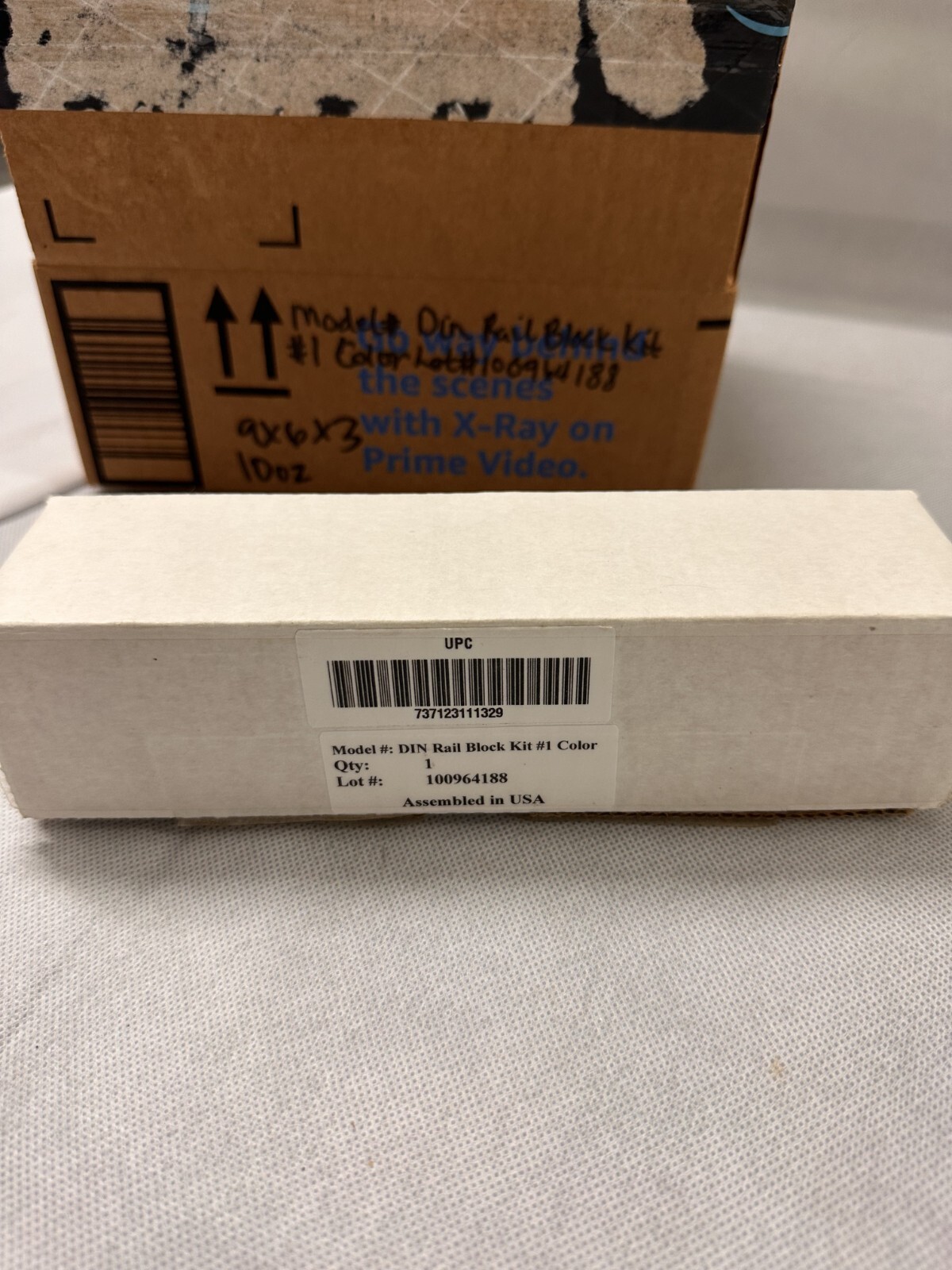 DIN Rail Block Kit #1 – Lot #100964188 – Color Assorted