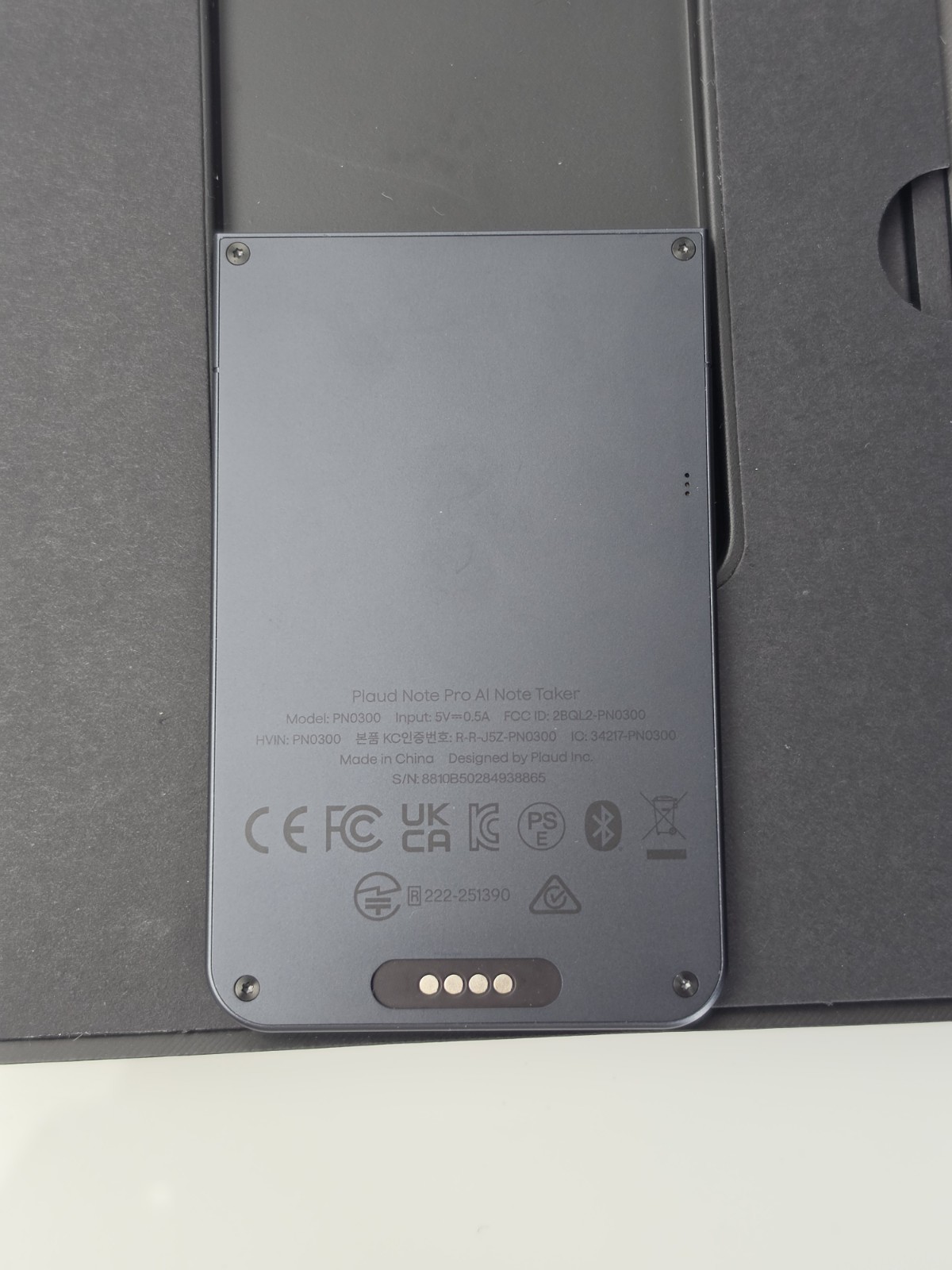 Plaud Note Pro AI Voice Recorder Note Taker PN0300 64GB Black