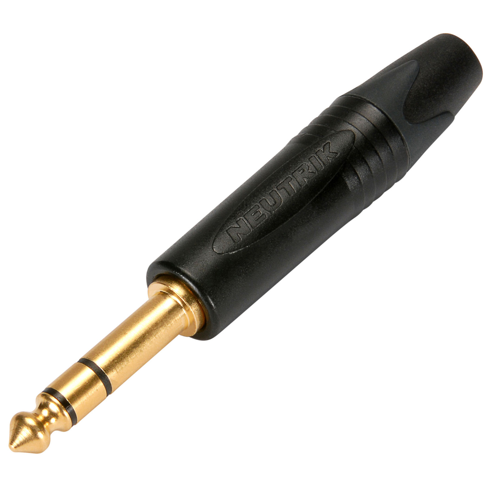 Neutrik NP3X-B Plug 1/4″ Stereo Black/Gold