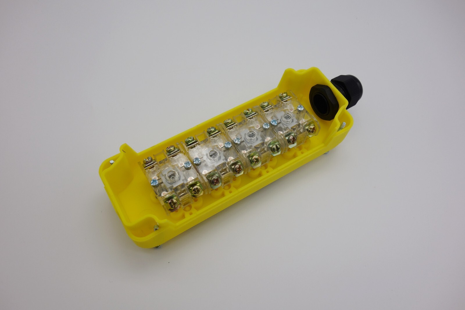 1x Remote Hoist And Crane Pendant Control Station T-3 Rainproof 4 Buttons Hand