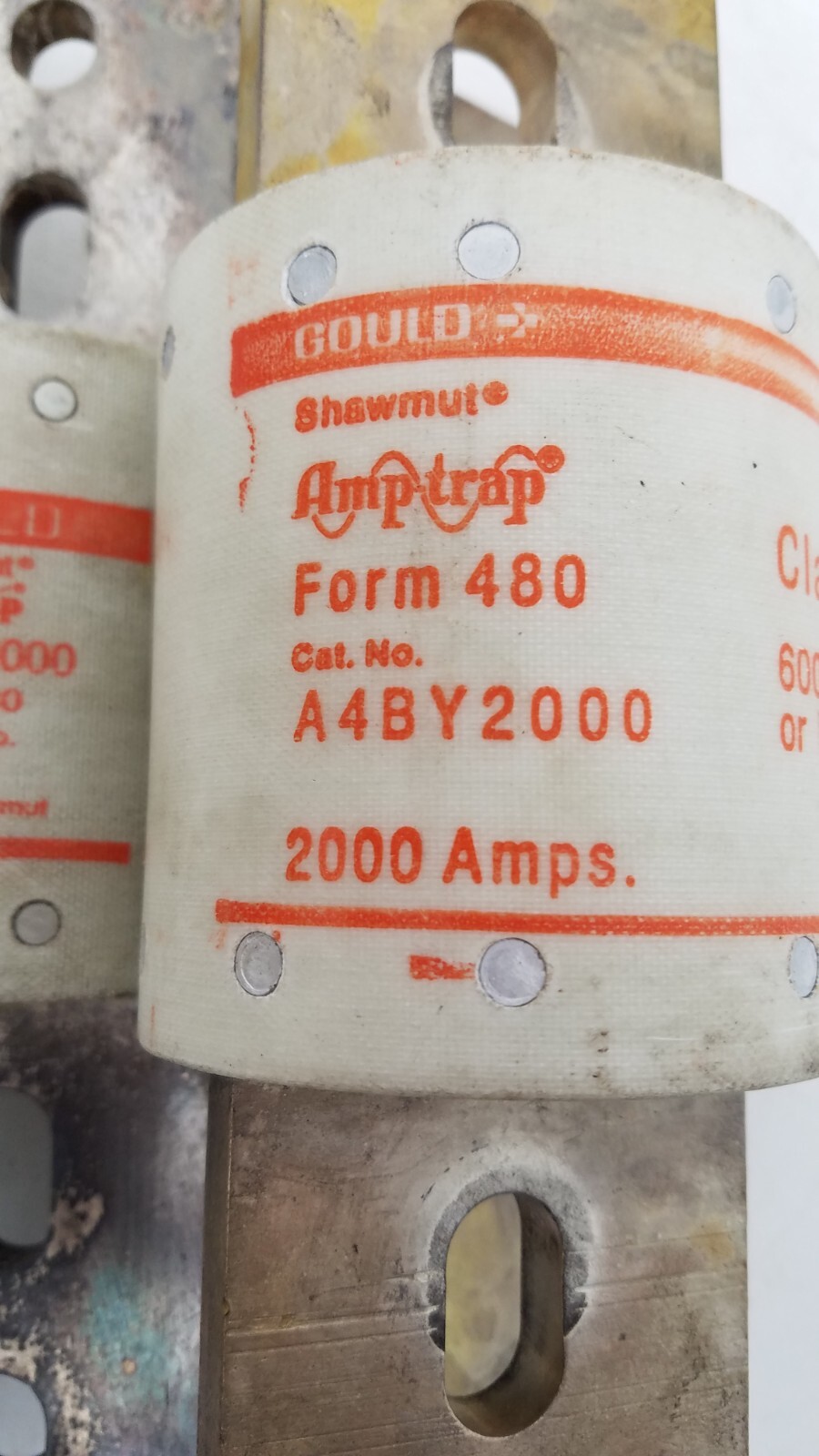 Lot of 3 – A4BY2000 Gould Shawmut 2000 Amp 600V Fuse Class L – Next Day Option