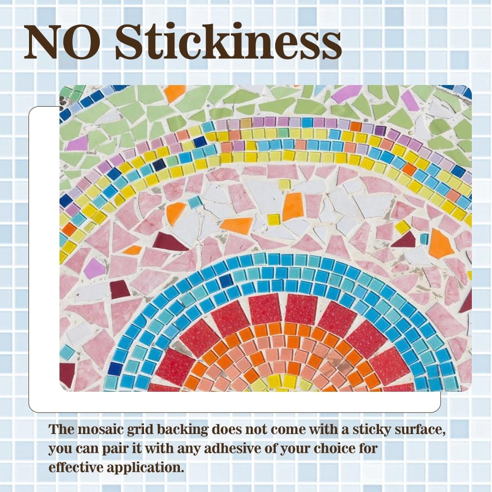 40″ x 80″ Mosaic Mesh for Back Mounted Tile with Gloves, Large, x