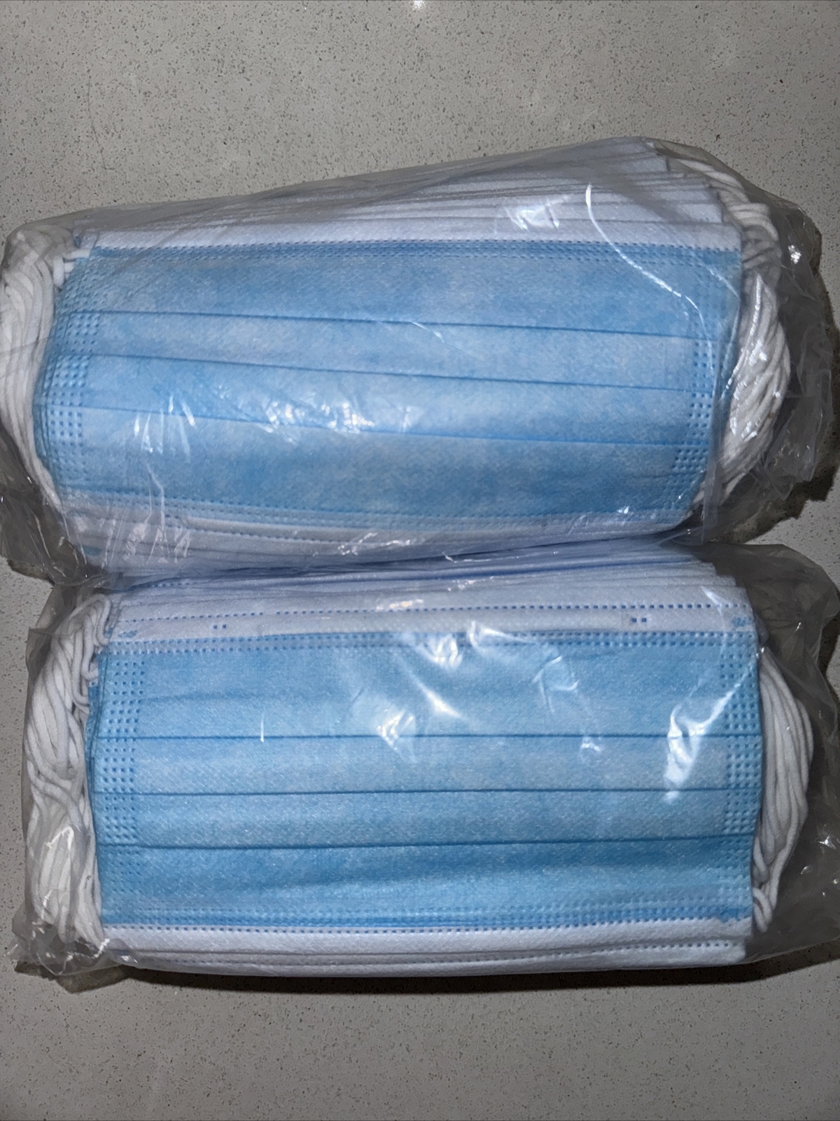 100 PCS 3- Ply Disposable Face Mask Protective Ear Loop Non Medical Mouth Cover