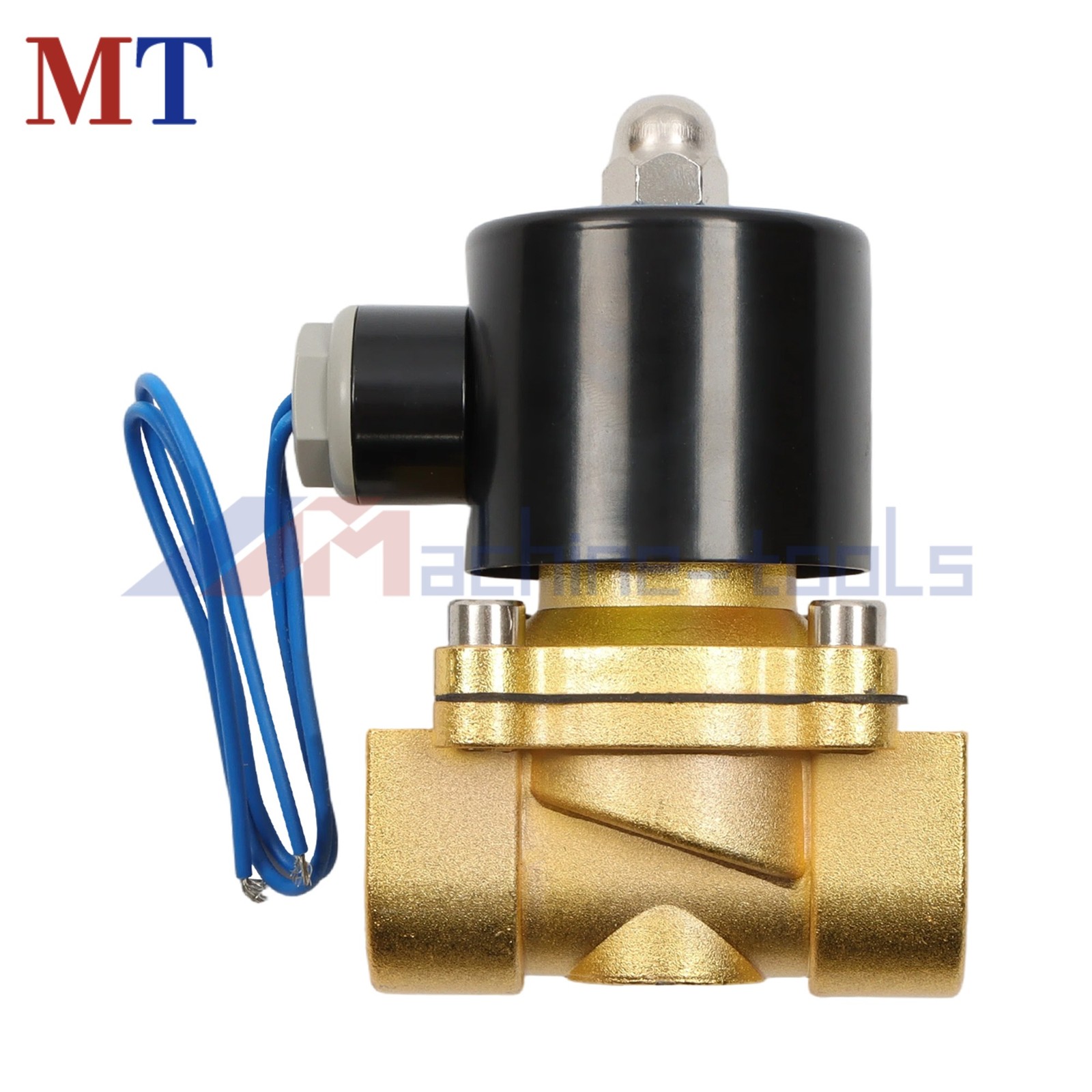 Solenoid Valve Air Water 3/4 Inch N/C Gas Oil Normally Closed 12V 220V Generator