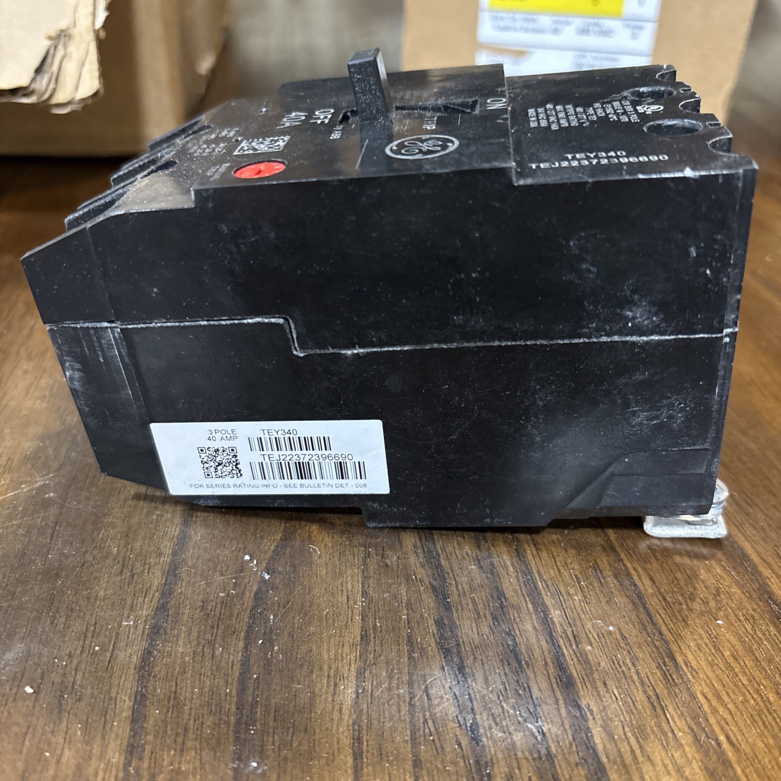 NOB – GE – TEY340 – Tey 3 Pole 40A Breaker