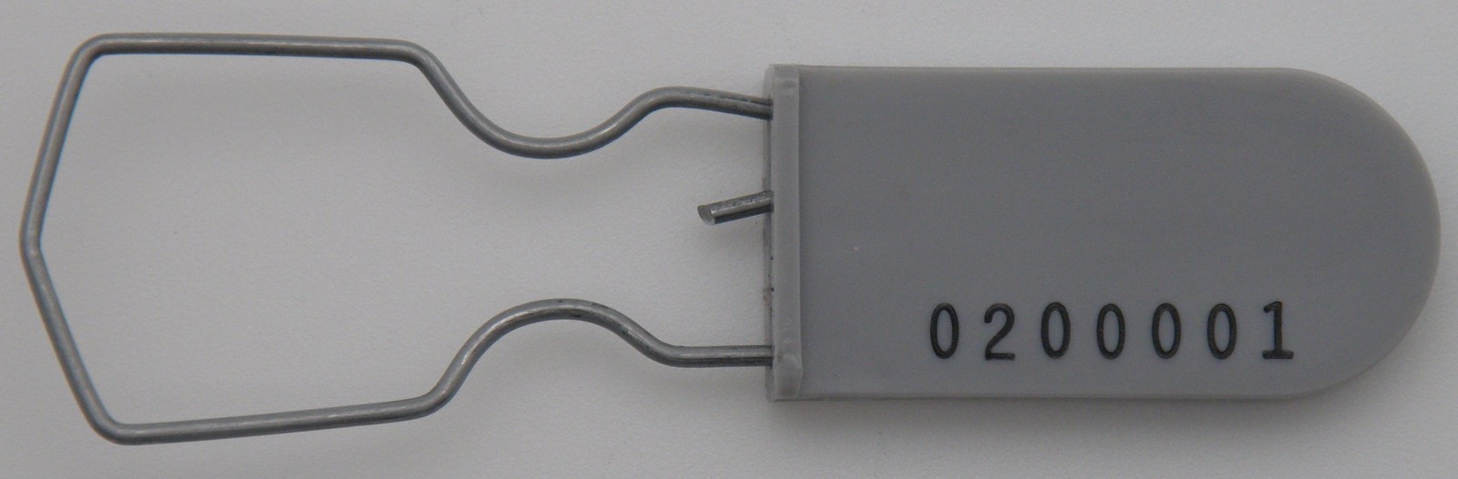 Electric Meter Security Seal Wire Padlock Grey Pack of 10