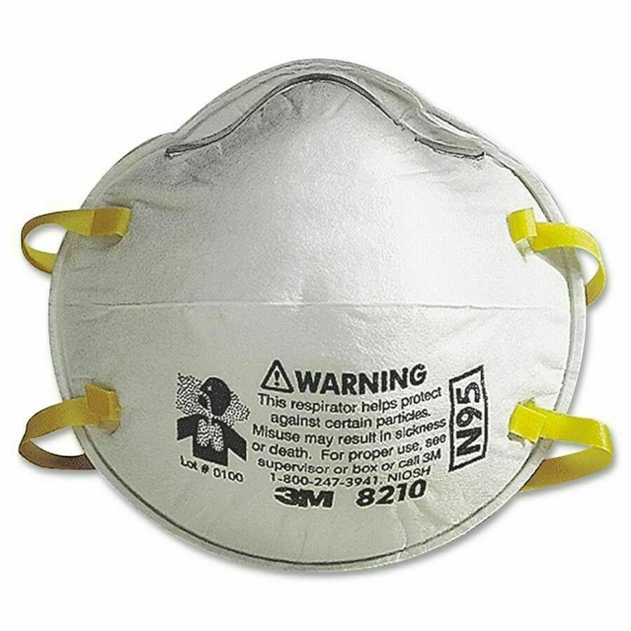 3M 8210 N95 Particulate Respirator, 20 Masks Per Box, EXP. 06/2026, Valid Codes