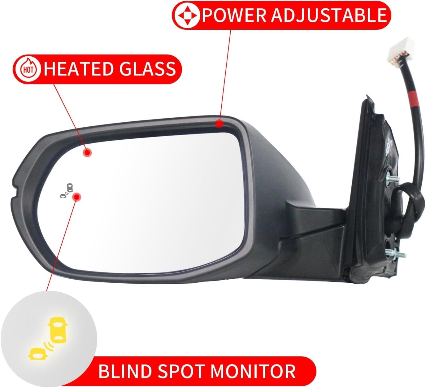 For Honda CRV 2017-2022 Side Mirror Assembly Driver Side for HONDA CR-V Accessor