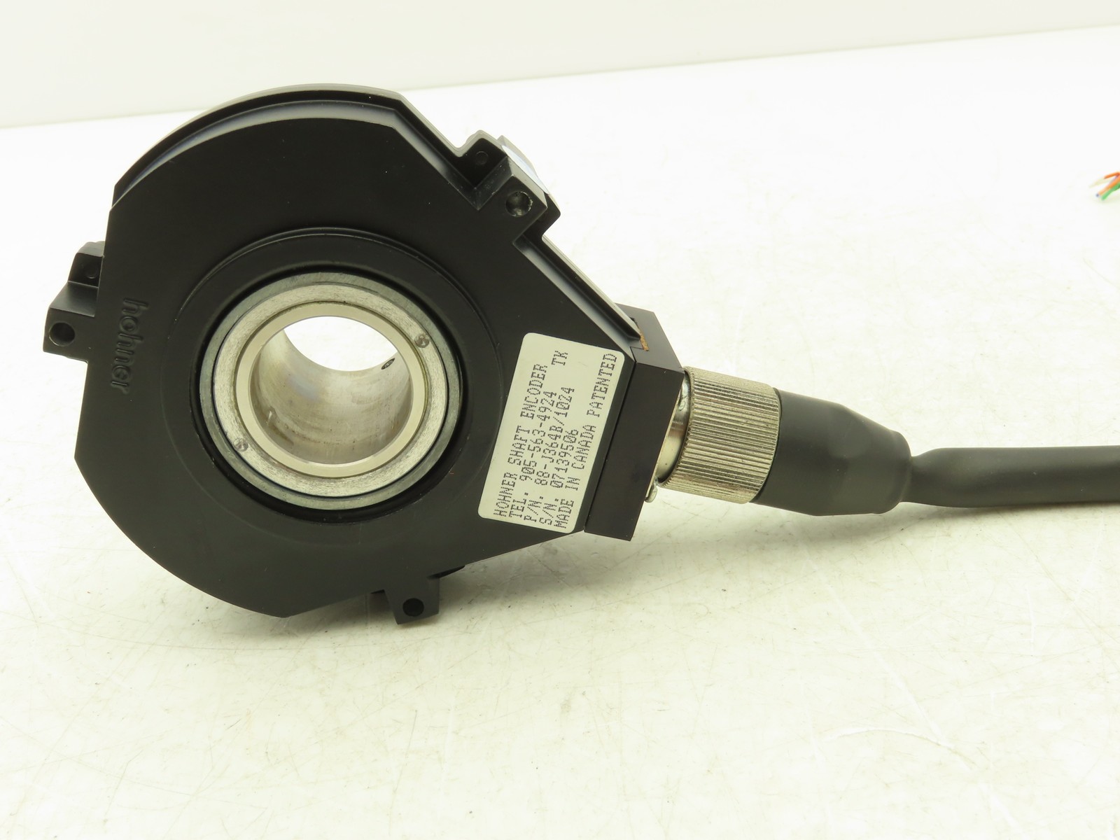 Hohner 88-J364B/1024 Hollow Shaft Encoder 1024ppr 12 Pin 1-1/8″ Shaft