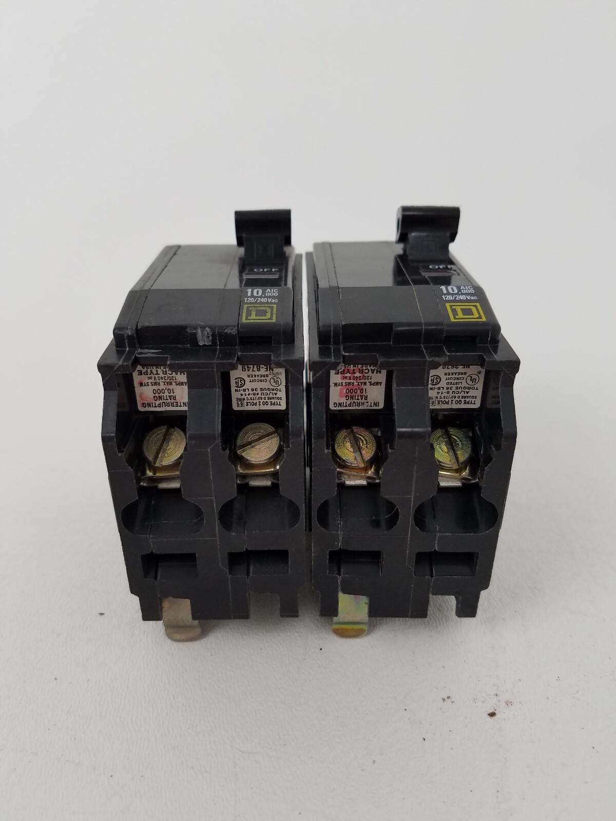 Lot of 2 – QO230 Square D 30 Amp 240 Volt Circuit Breaker – Next Day Option
