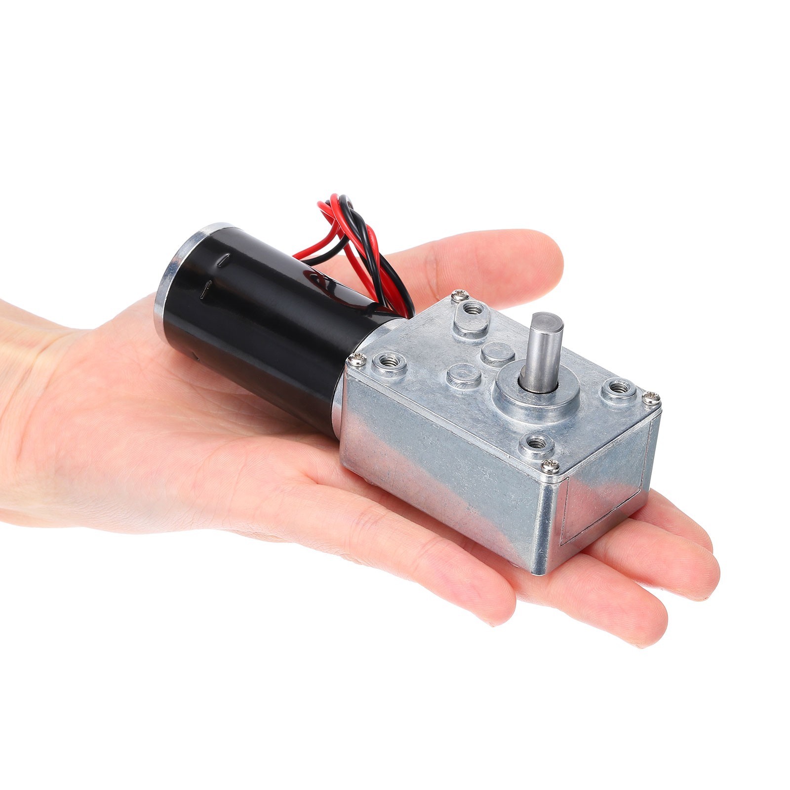 DC12V High Torque Turbine Worm Geared Motor with 8mm Shaft 30RPM Geared Motor