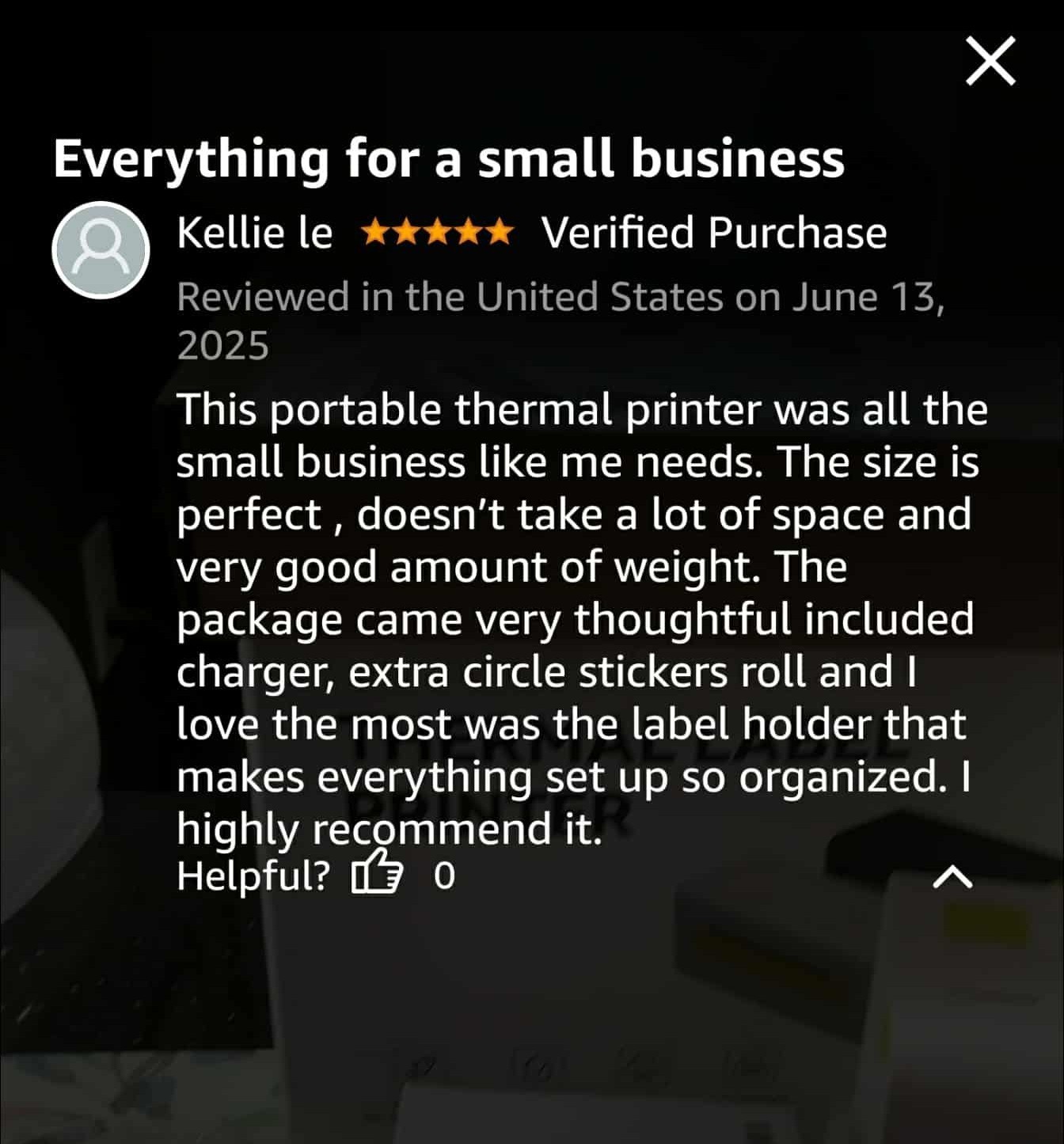 Thermal Bluetooth Shipping Label Printer 4×6 – Mac Windows Android iOS (Open Box