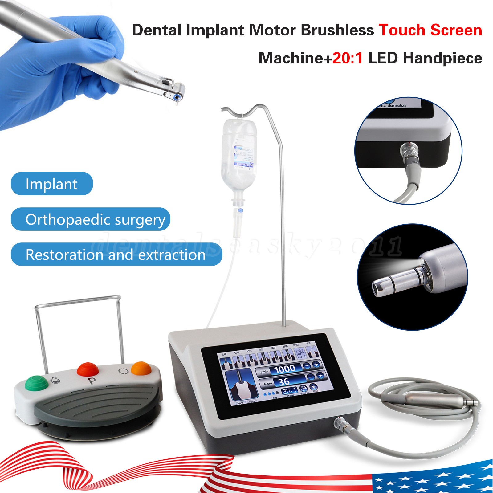 Dental New Osseointegtation Implant Stability Meter Fast Shipping Or