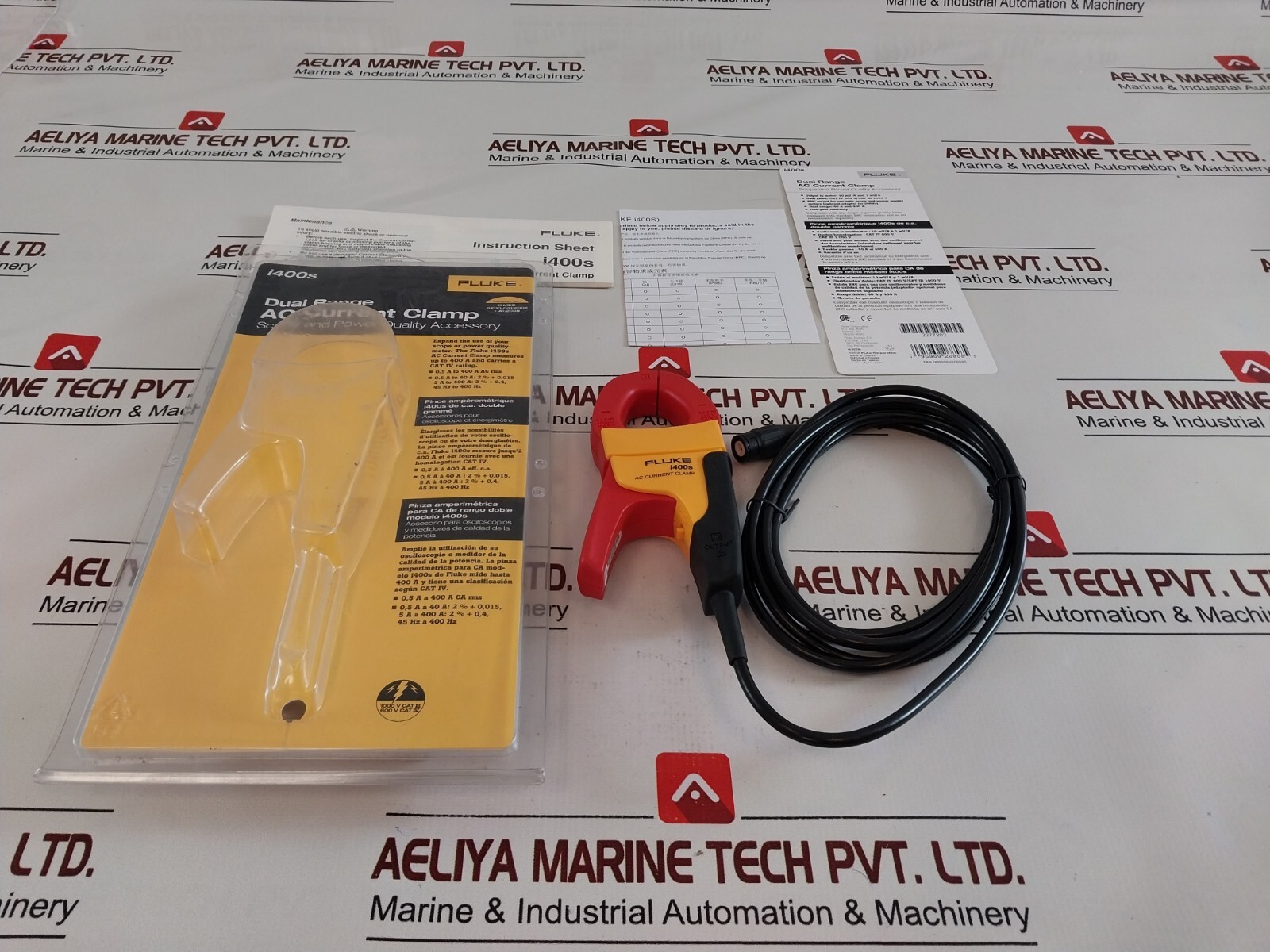 Fluke I400S Dual Range AC Current Clamp CAT III 1000V