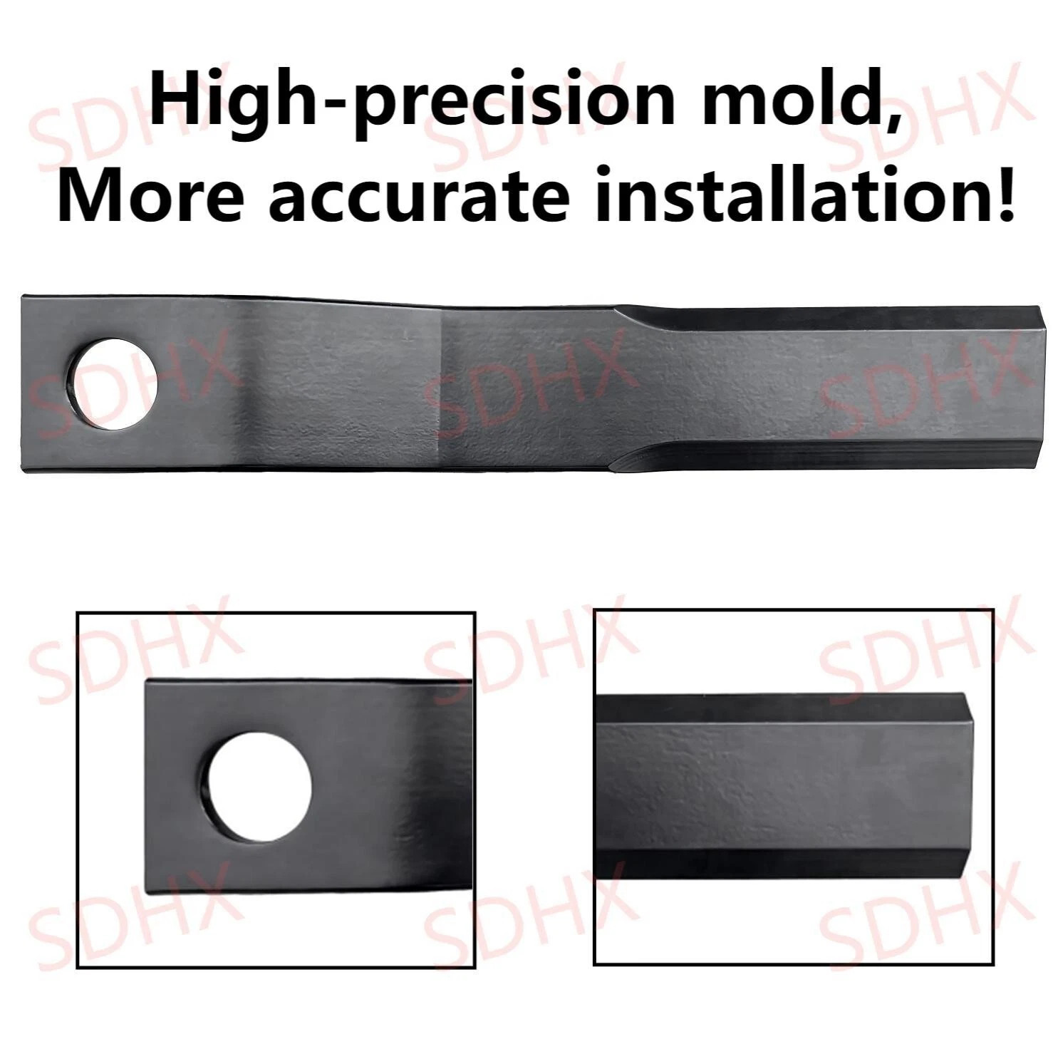 2pcs Agrotk Skid Steer Brush Cutter Cutting Blades, For Use with AGT-RC72/EXRC54