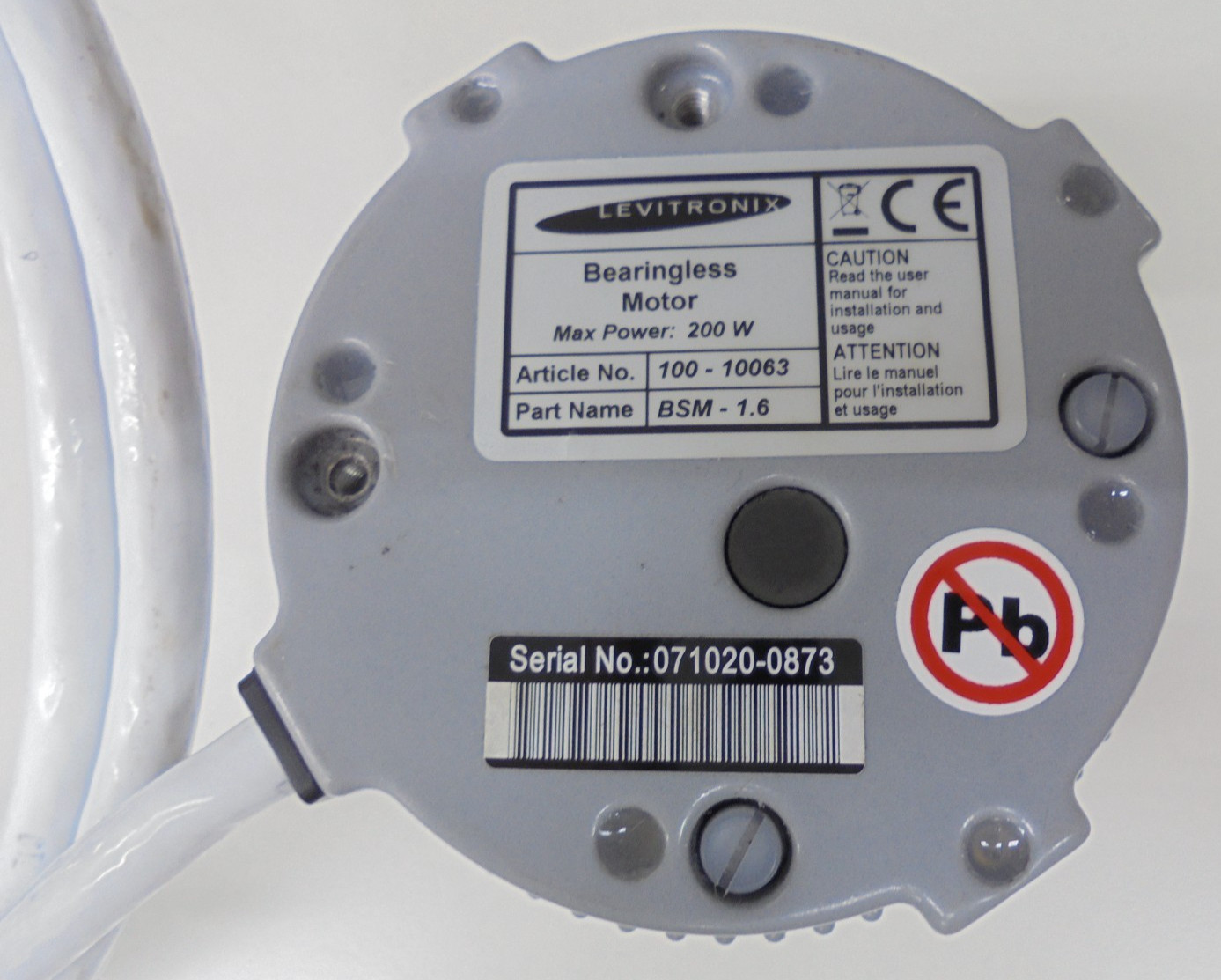 Levitronix BSM-1.6 Bearingless Motor