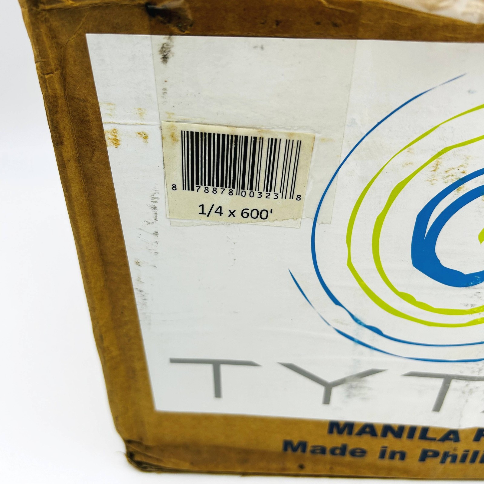 Tytan MN14600 Manila Rope 1/4in X 600ft 3-Strand Twisted 54 lb Load Natural