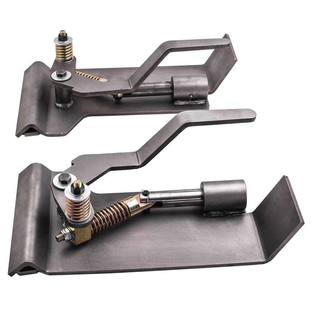 1 Pair Skid Steer Quick Tach Brackets Conversion Adapter For Latch Box Weld On