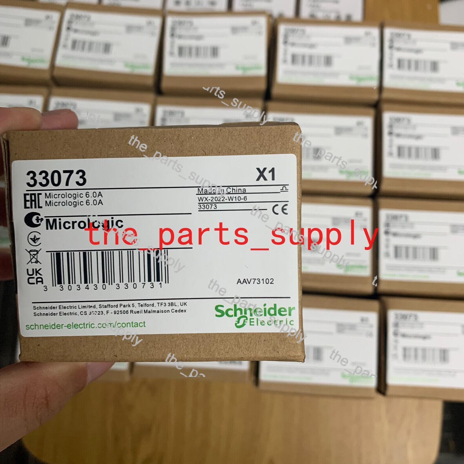 New Schneider 33073 Micrologic 6.0A In Box Expedited ShippingControl unit brand