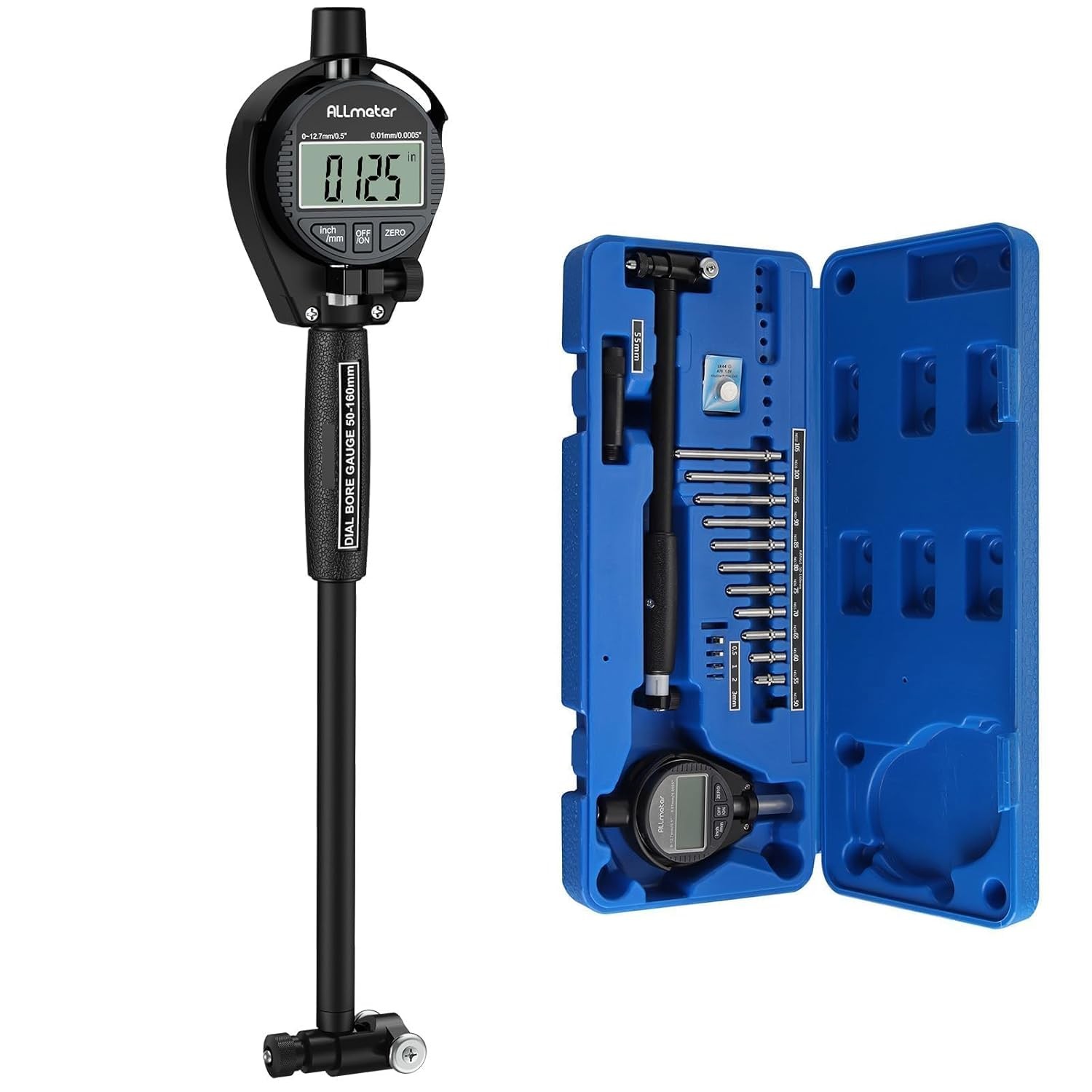 Digital Dial Bore Gage Set 50-160 mm(2-6 Inch) 0.01mm(0.0005 Inch) Dial Bore …