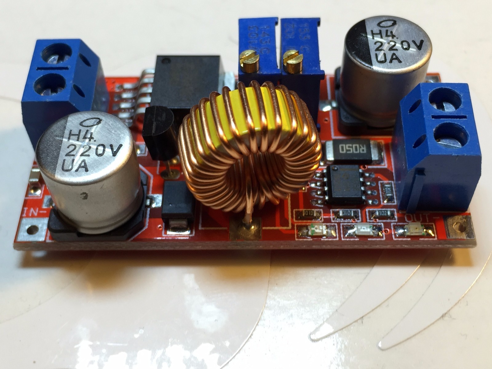 28X – CLEARANCE – PCS -DC 5A 0.8V-30V CC/CV LED Driver Step-Down