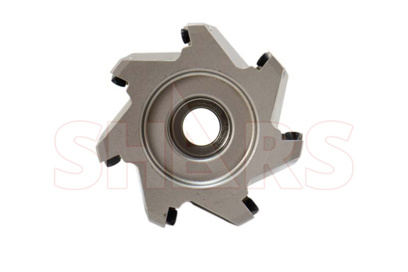 3″ 90° INDEXABLE FACE MILL APKT 1604 INSERT 7FL W/Certificate #[