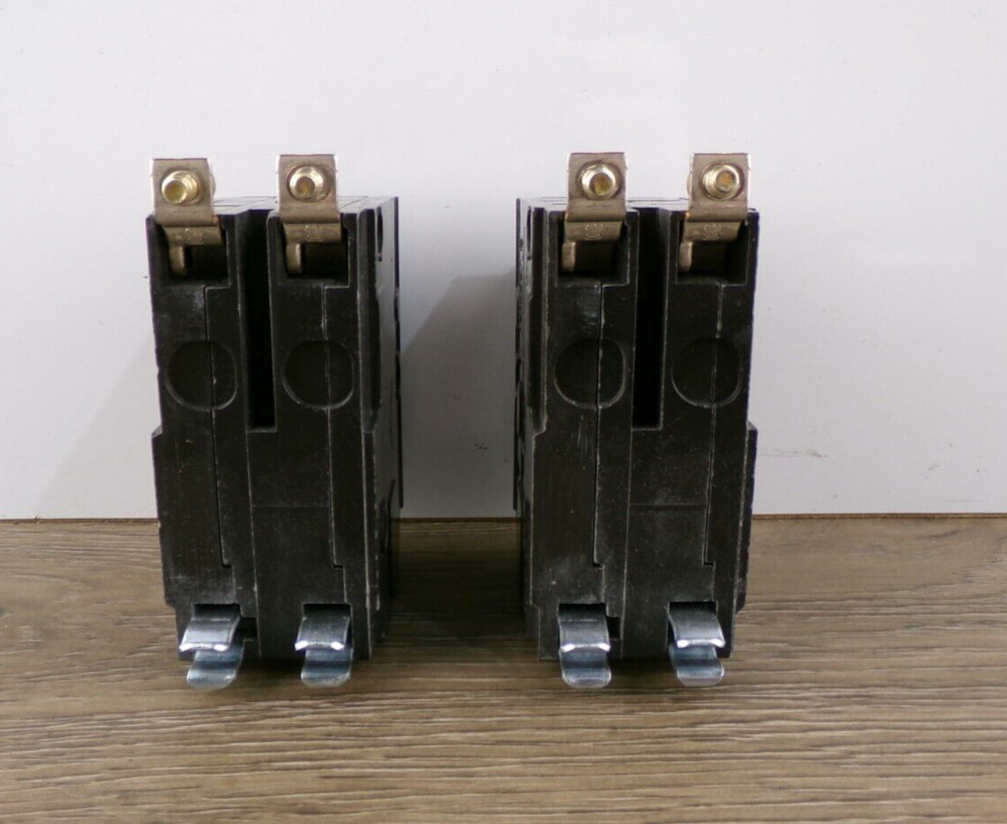 New Square D 2 Pole Circuit Breaker 40 A, 120/240 VAC Pack of 2 S2