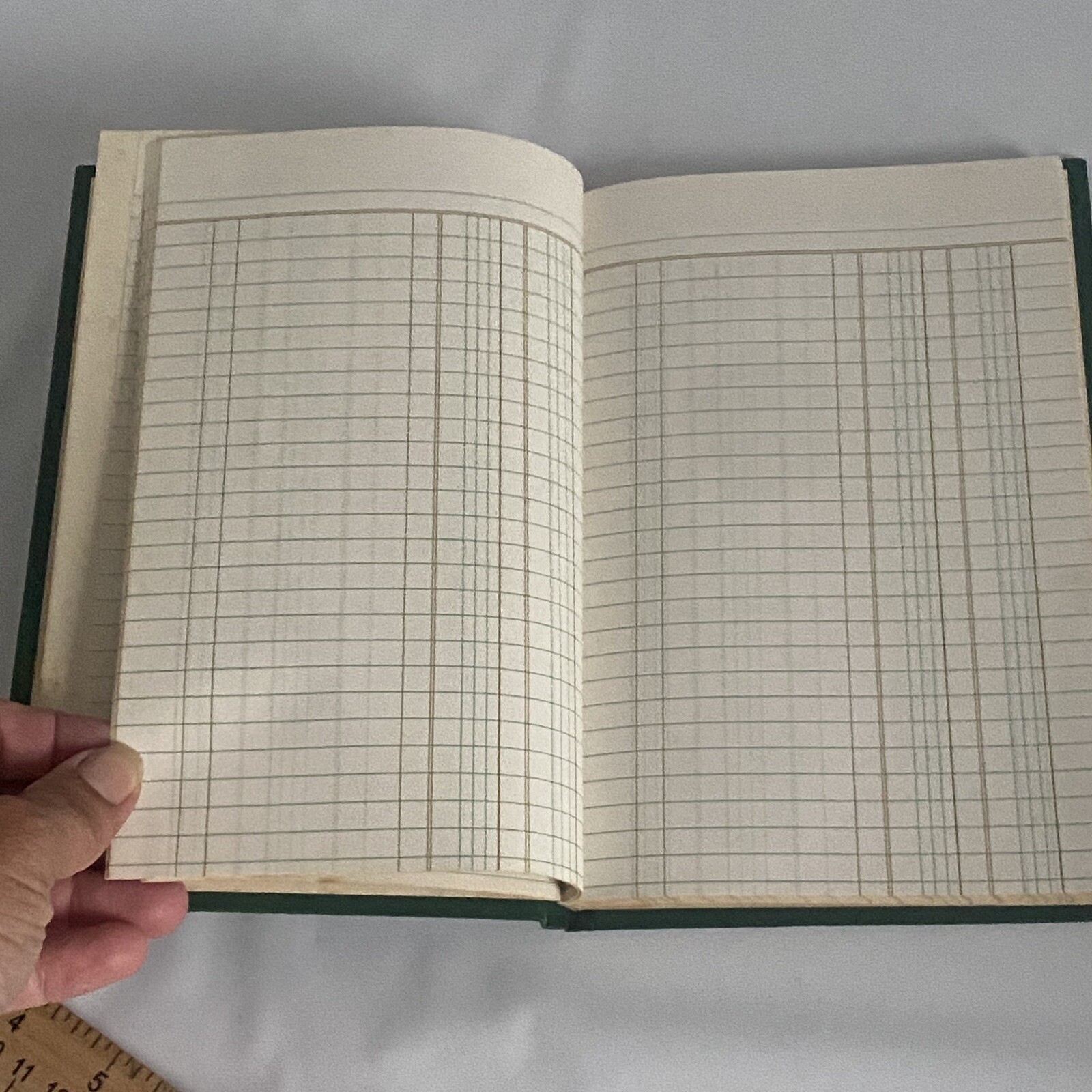 Cash Record S.E. LEDGER BOOK! NATIONAL BLANK BOOK CO. Eagle Line Vintage READ