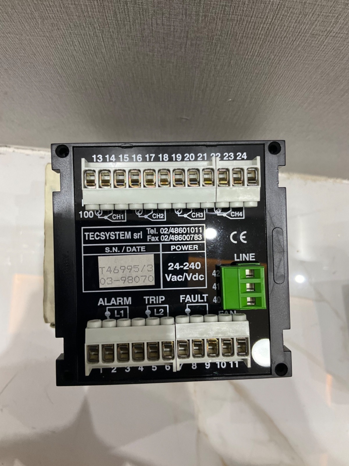 TECSYSTEM T154 TEMPERATURE CONTROLLER